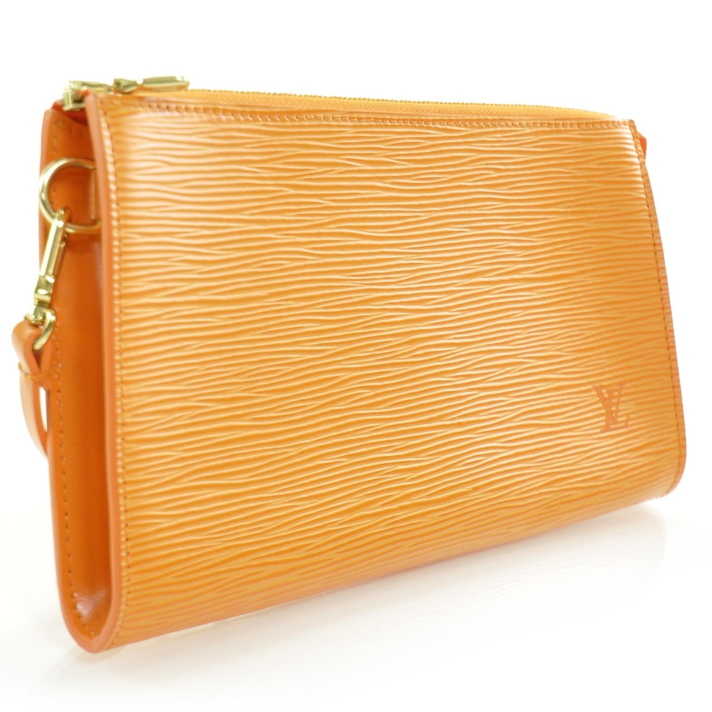 Epi Pochette Accessories 24 Mandarin