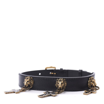 Gucci Calfskin Cross Choker Black 4 of 8