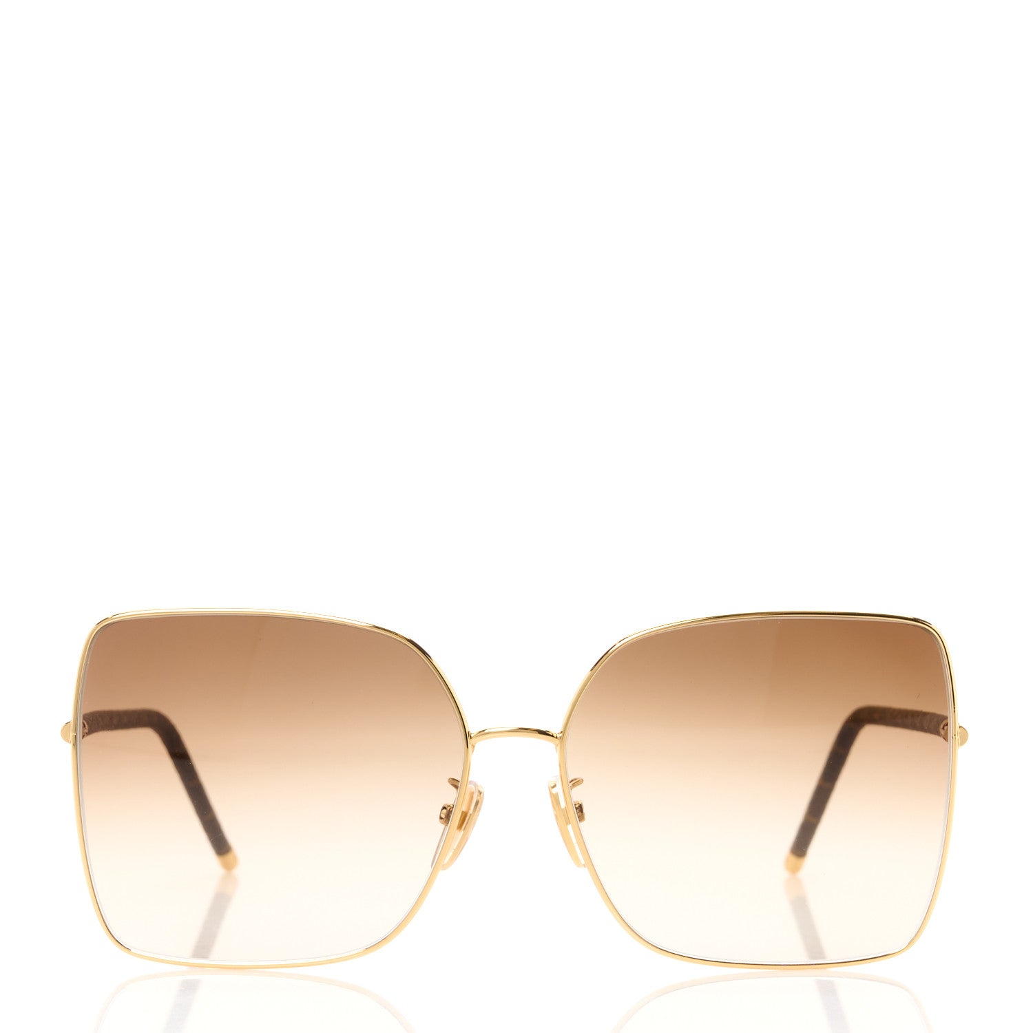 Louis Vuitton Monogram Metal LV First Square Sunglasses Z1928U 2 of 8