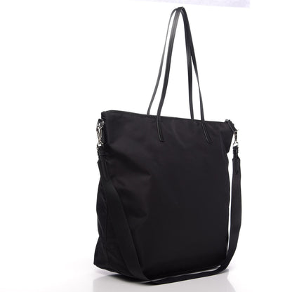 Prada Tessuto Nylon Saffiano Tote Black 4 of 9