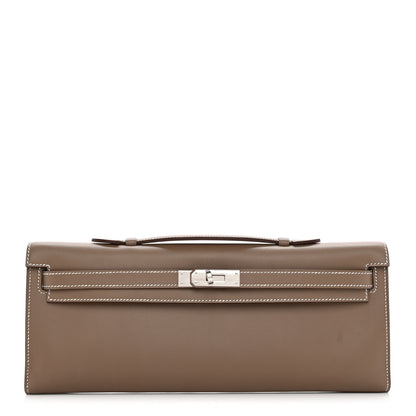 Hermes Swift Kelly Cut Clutch Pochette Etoupe 1 of 6