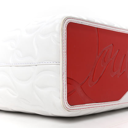 Christian Louboutin Nappa Embossed Small East West Cabata Tote White 9 of 10