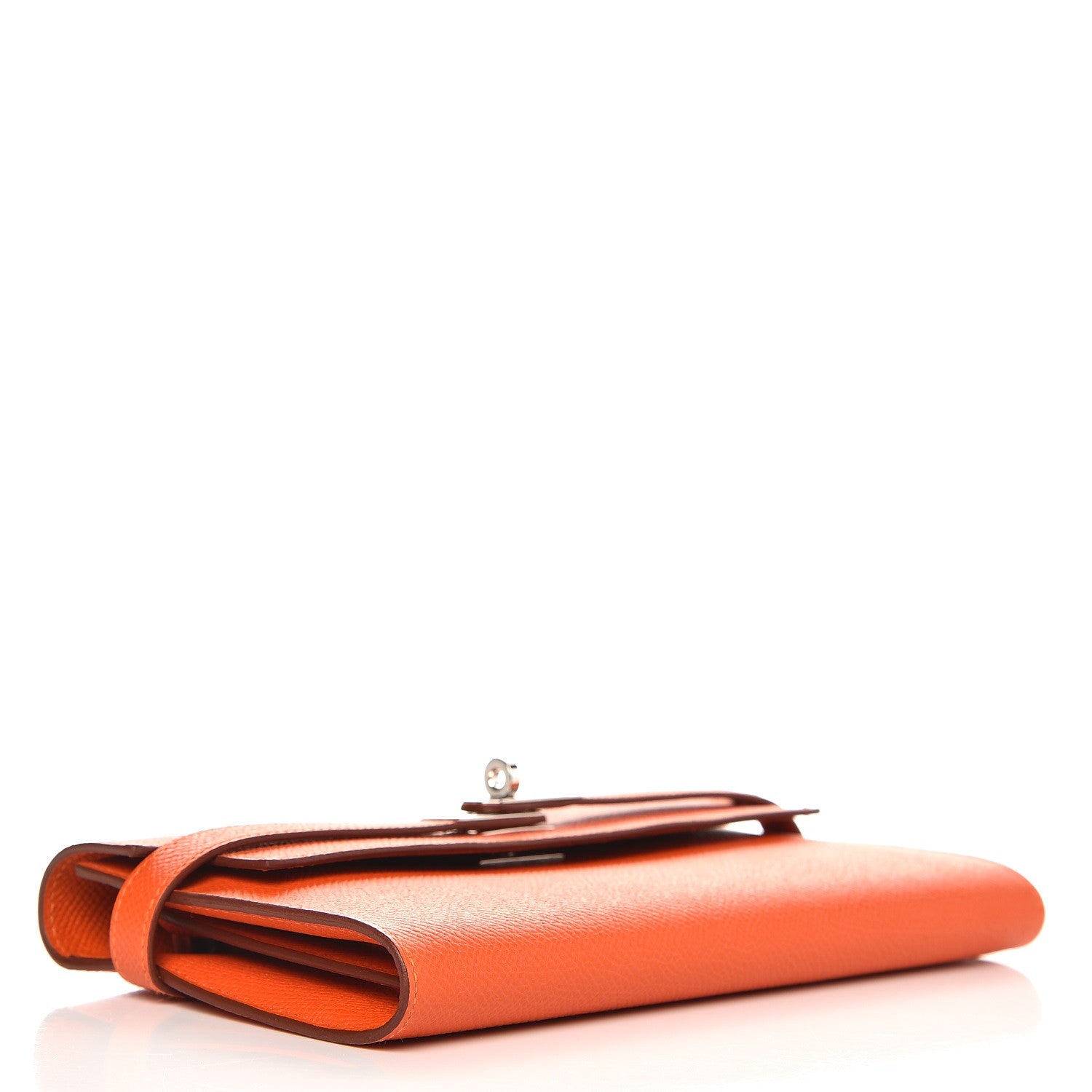 Hermes Epsom Kelly Longue Wallet Orange 4 of 9