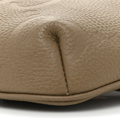 Gucci Piuma Calfskin Jumbo GG Embossed Small Belt Bag Good Taupe 8 of 10