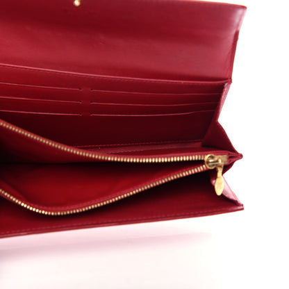 Louis Vuitton Vernis Sarah Wallet Pomme D'Amour 5 of 7