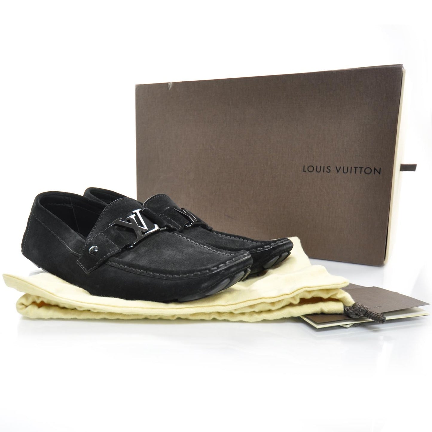 Suede Monte Carlo Loafers 8.5 Black
