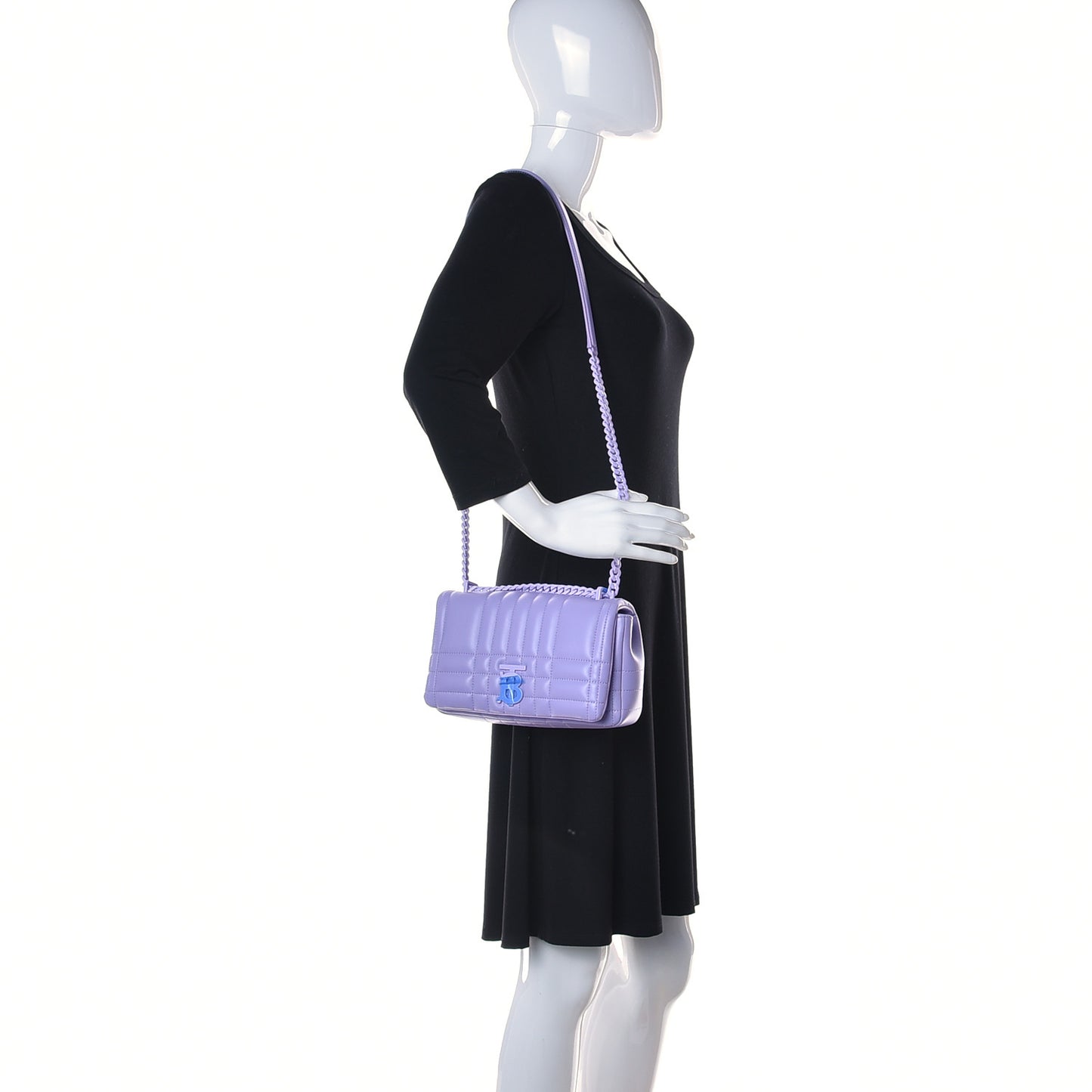 Lambskin Quilted Small Lola Bag Soft Violet