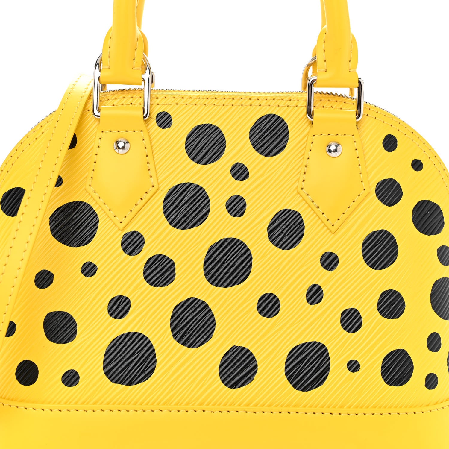 Louis Vuitton LV X YK Epi Alma BB Yellow Black 7 of 10