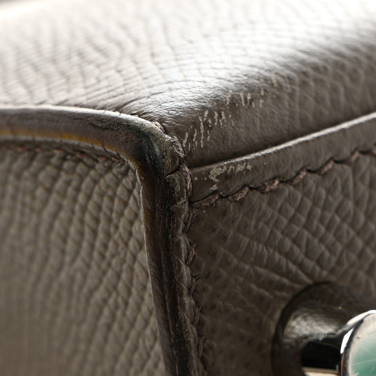 Hermes Epsom Kelly Sellier 25 Etain 12 of 18