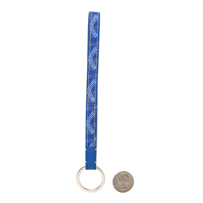 Goyard Goyardine Sesame Key Holder Blue 2 of 4