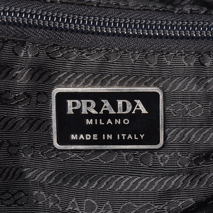 Prada Nylon Vela Medium Backpack Black 8 of 17