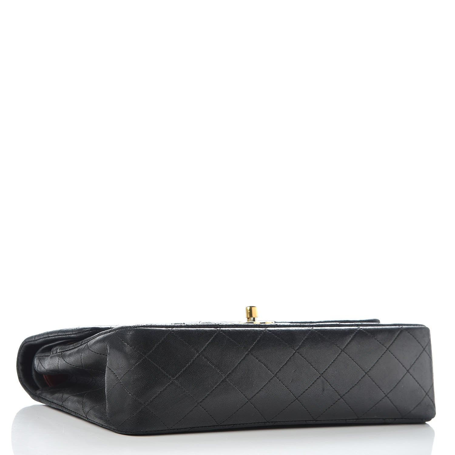 Chanel Lambskin Quilted Medium Double Flap Black 4 of 18