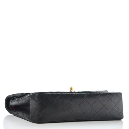 Chanel Lambskin Quilted Medium Double Flap Black 4 of 18