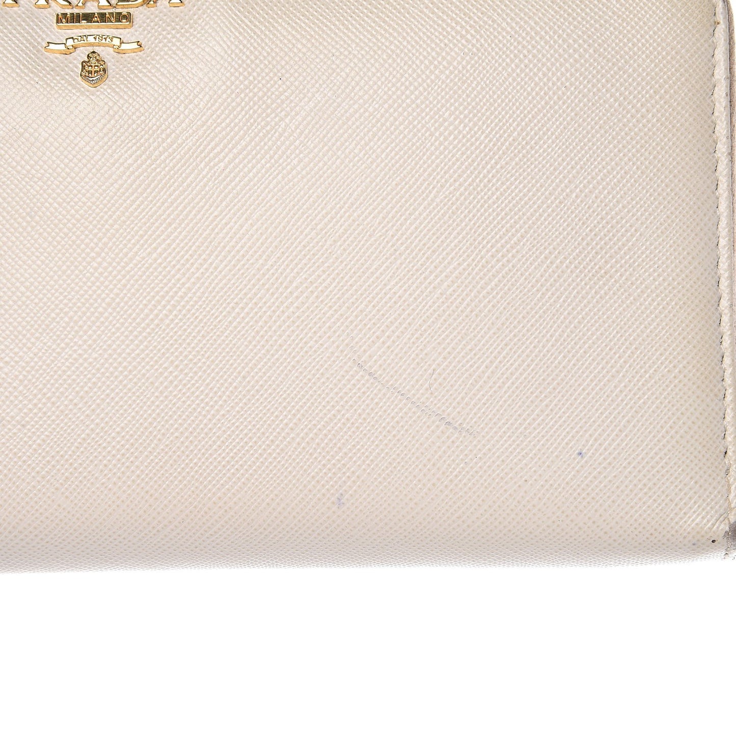 Saffiano Metal Zip Around Wallet Talco