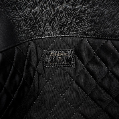 Chanel Caviar Quilted Large Golden Class Pouch Black 6 of 8