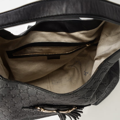 Gucci Guccissima Medium Emily Hobo Black 5 of 8