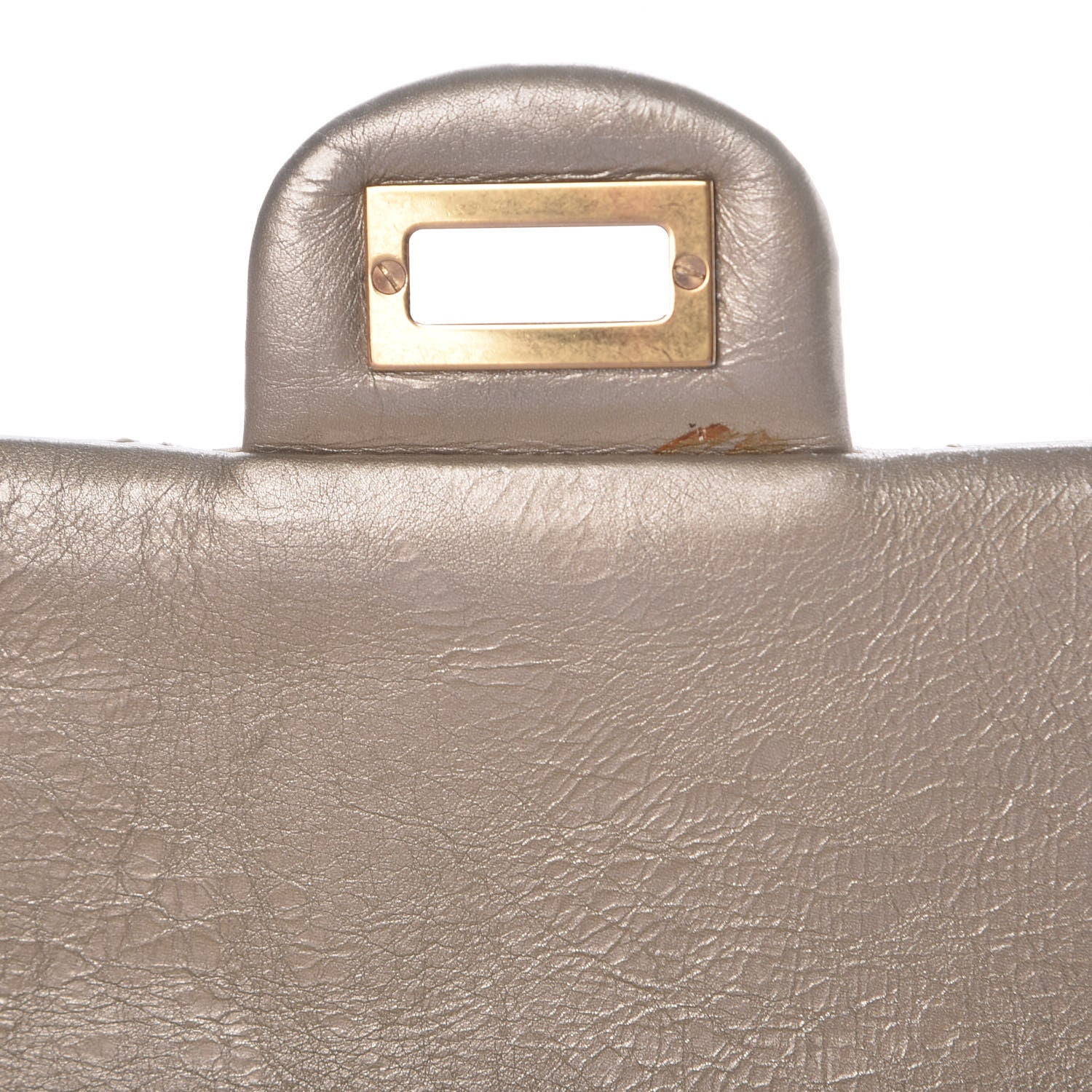 Chanel Metallic Aged Calfskin Quilted 2.55 Reissue 226 Flap Gold 9 of 21