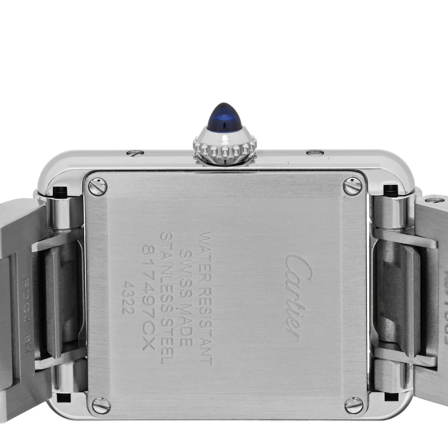 Stainless Steel 22mm Tank Must Quartz Watch