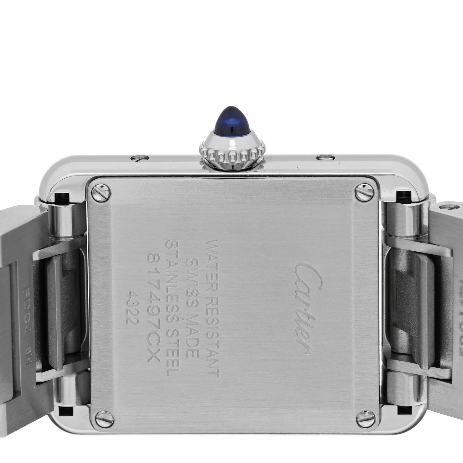 Cartier Stainless Steel 22mm Tank Must Quartz Watch 4 of 5