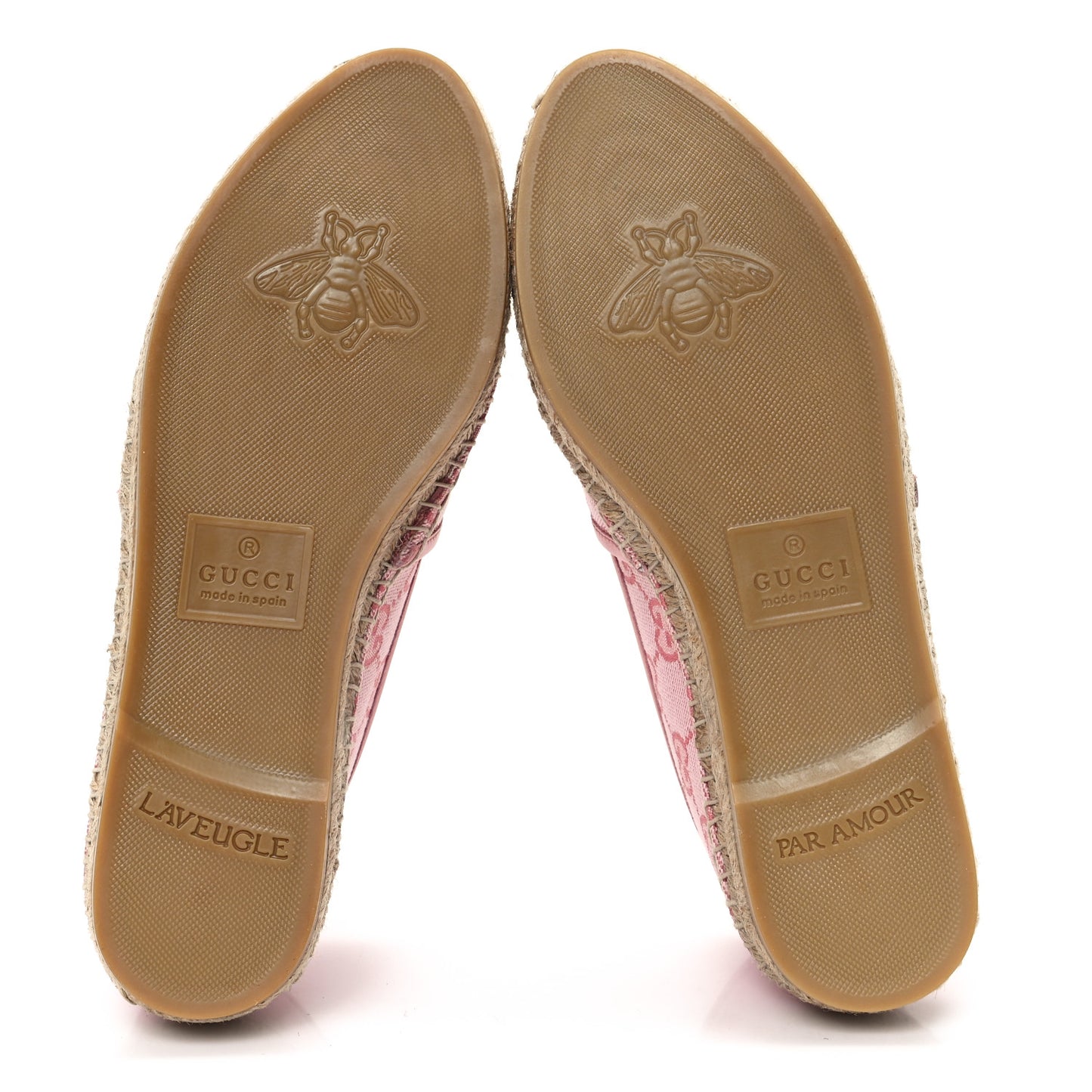 Canvas Monogram Espadrilles 37 Soft Pink