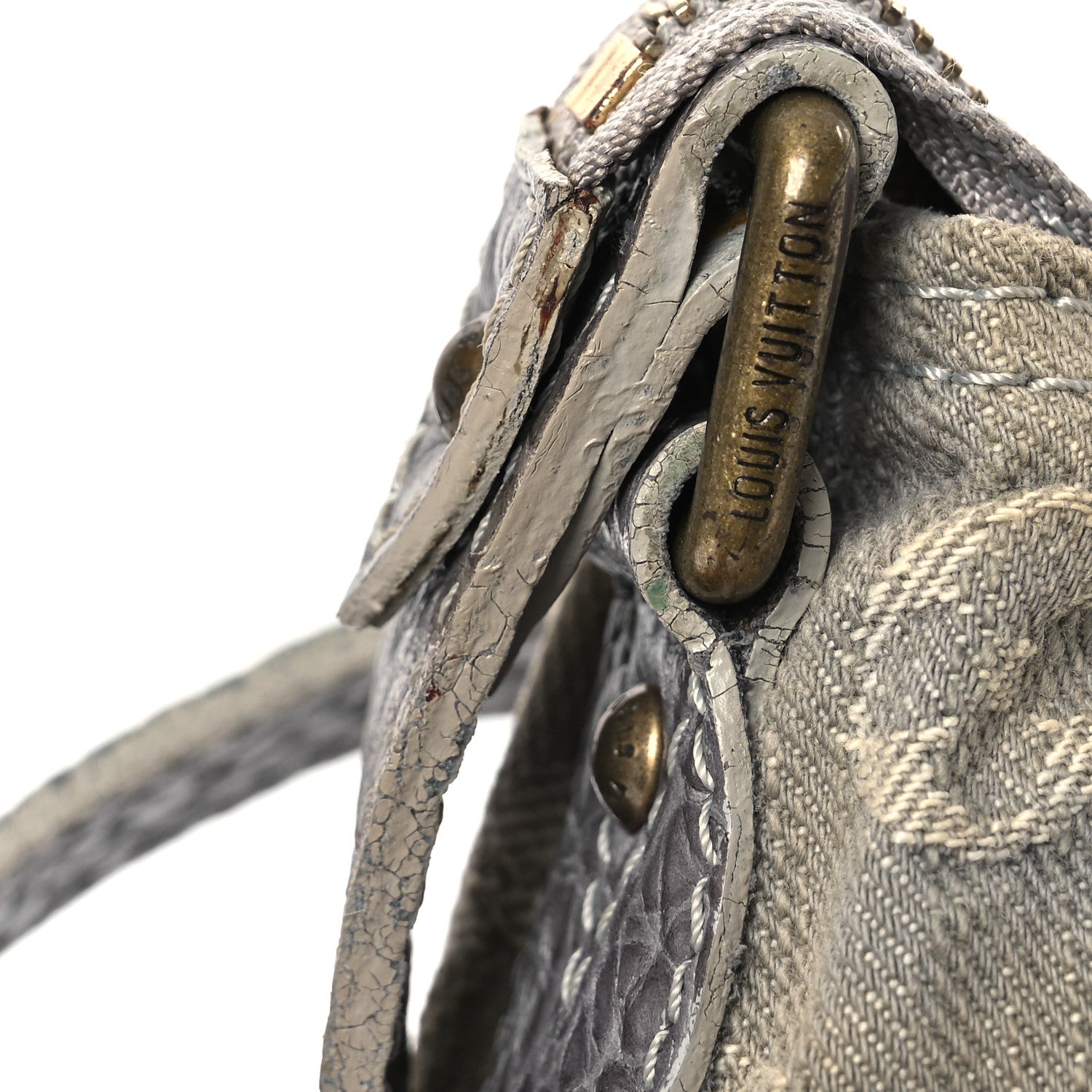 Louis Vuitton Monogram Denim Slightly Grey 12 of 13