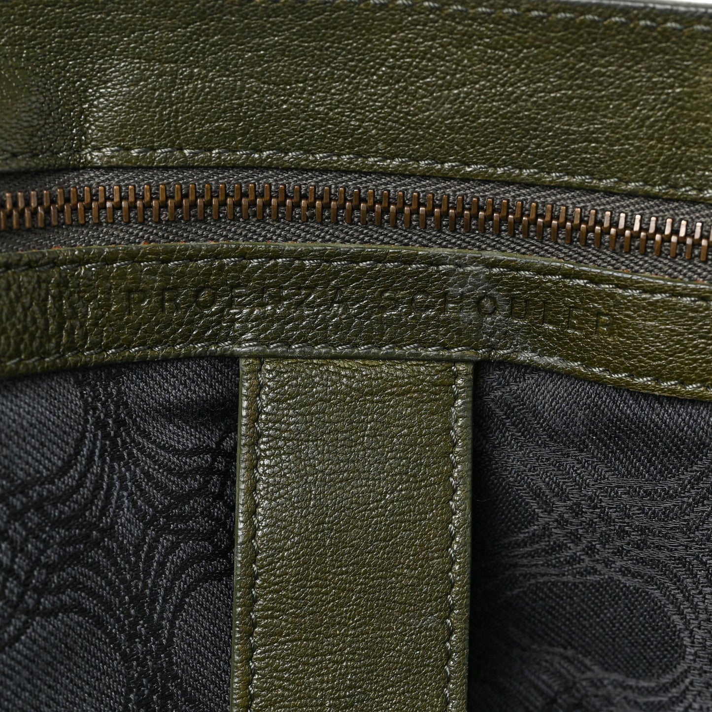 Lambskin Medium PS1 Satchel Military