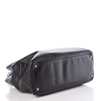 Chanel Calfskin Cerf Executive Shopper Tote Black 4 of 12
