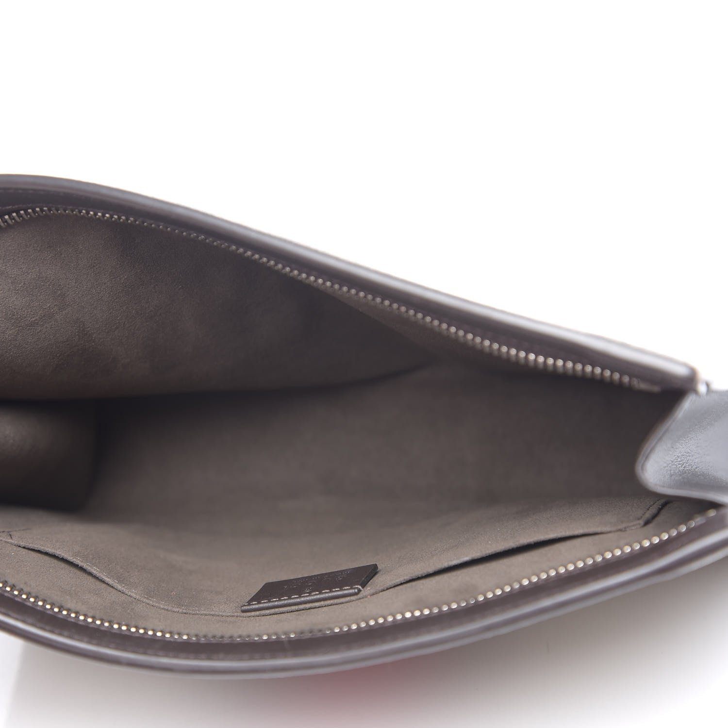 Gucci GG Supreme Monogram Selleria Calfskin Web New Web Cosmetic Case Beige Ebony Cocoa 4 of 8