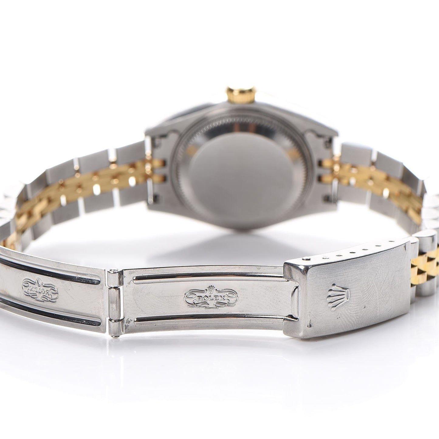 Stainless Steel 18K Yellow Gold 26mm Oyster Perpetual Datejust Watch Champagne 69173