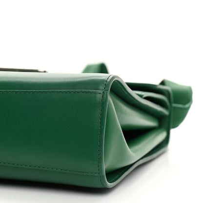 Bottega Veneta Box Calfskin Nappa Clip Bag Racing Green 13 of 16