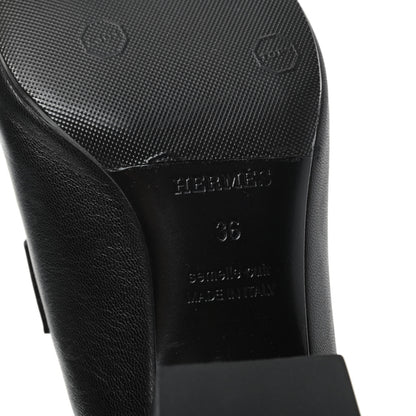 Hermes Goatskin Tuileries Mules 36 Black 6 of 8