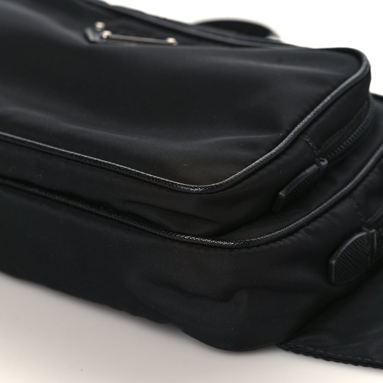 Prada Re-Nylon Saffiano Belt Bag L Black 8 of 8