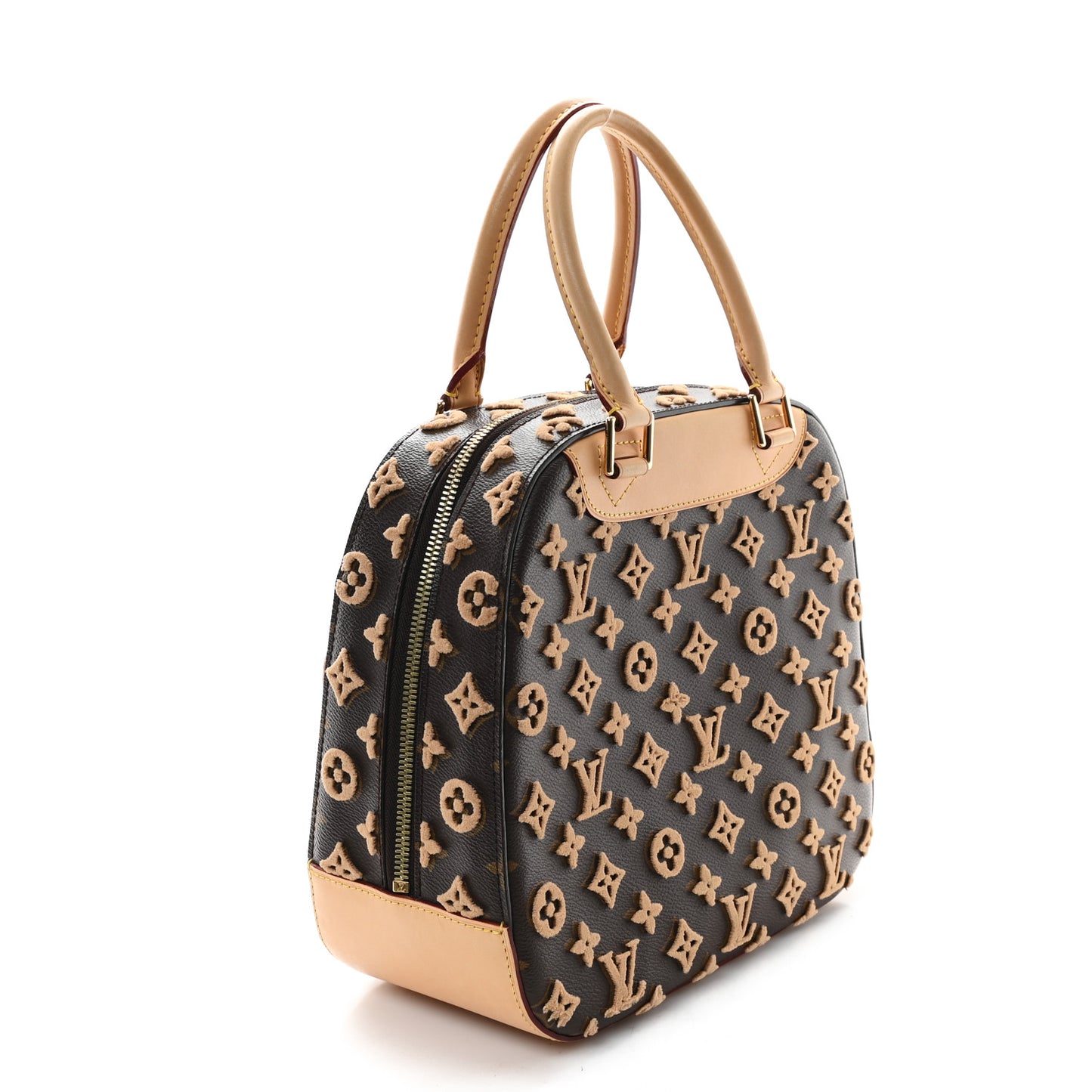 Monogram Tuffetage Deauville Cube Caramel
