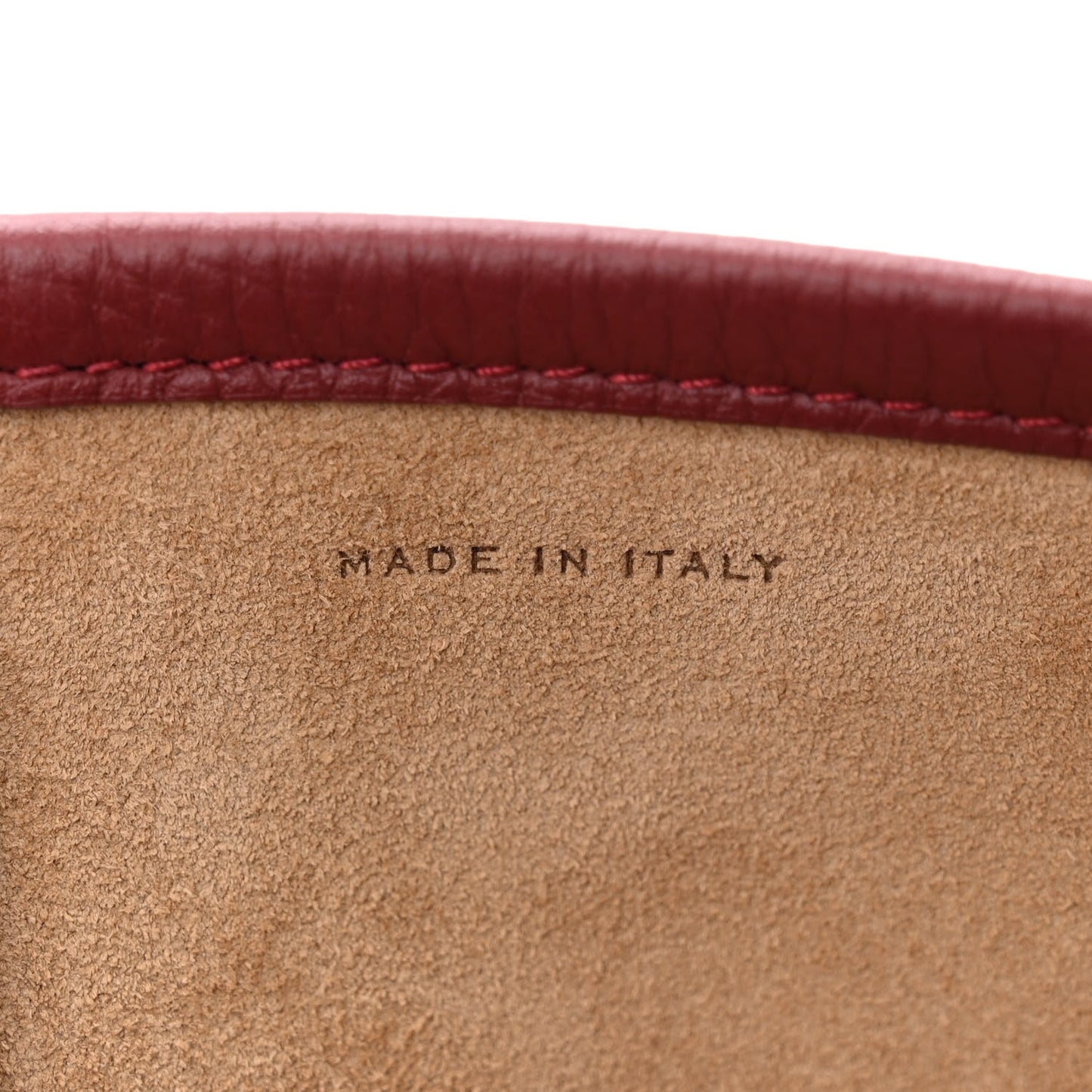 Grained Calfskin Small N/S Park Tote Terracotta