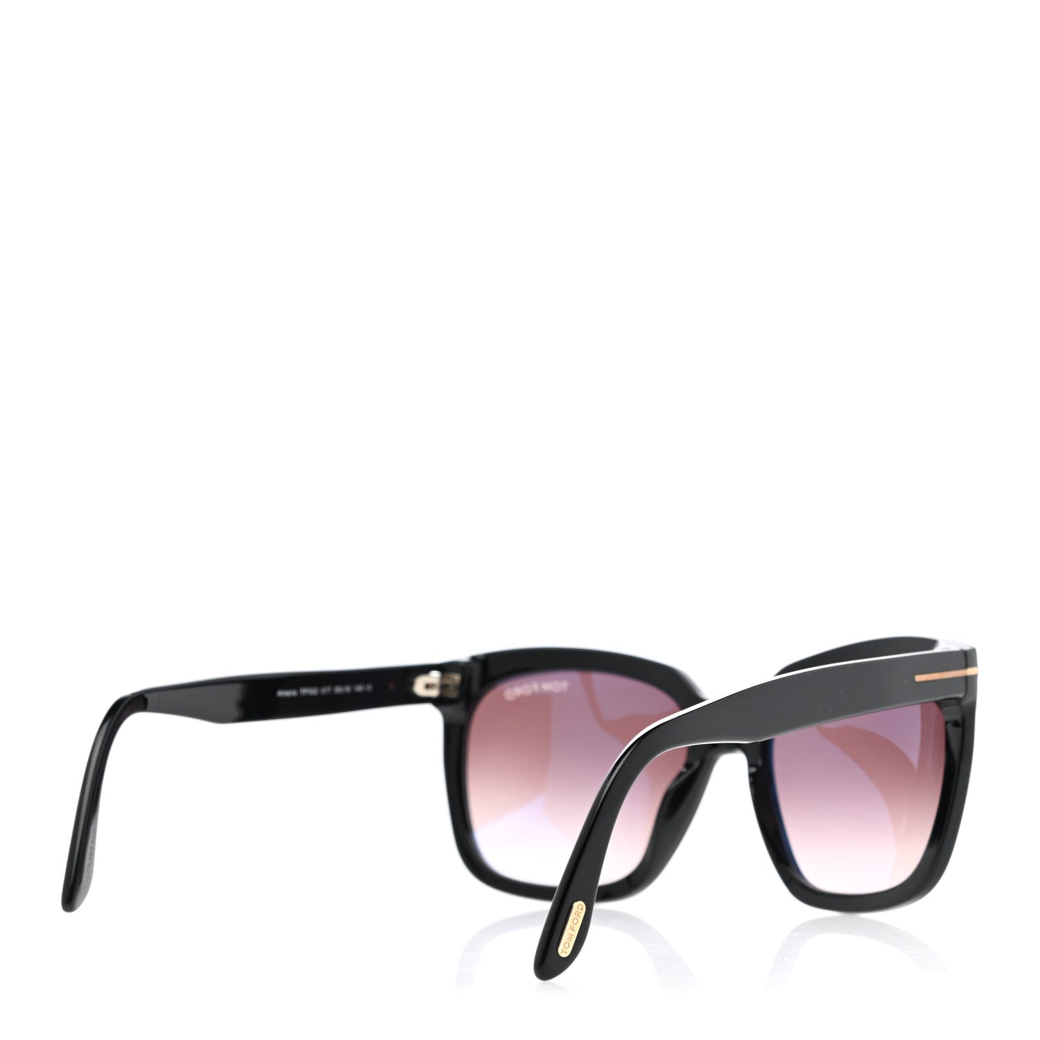 Tom Ford Amarra Sunglasses TF502 Black 4 of 8