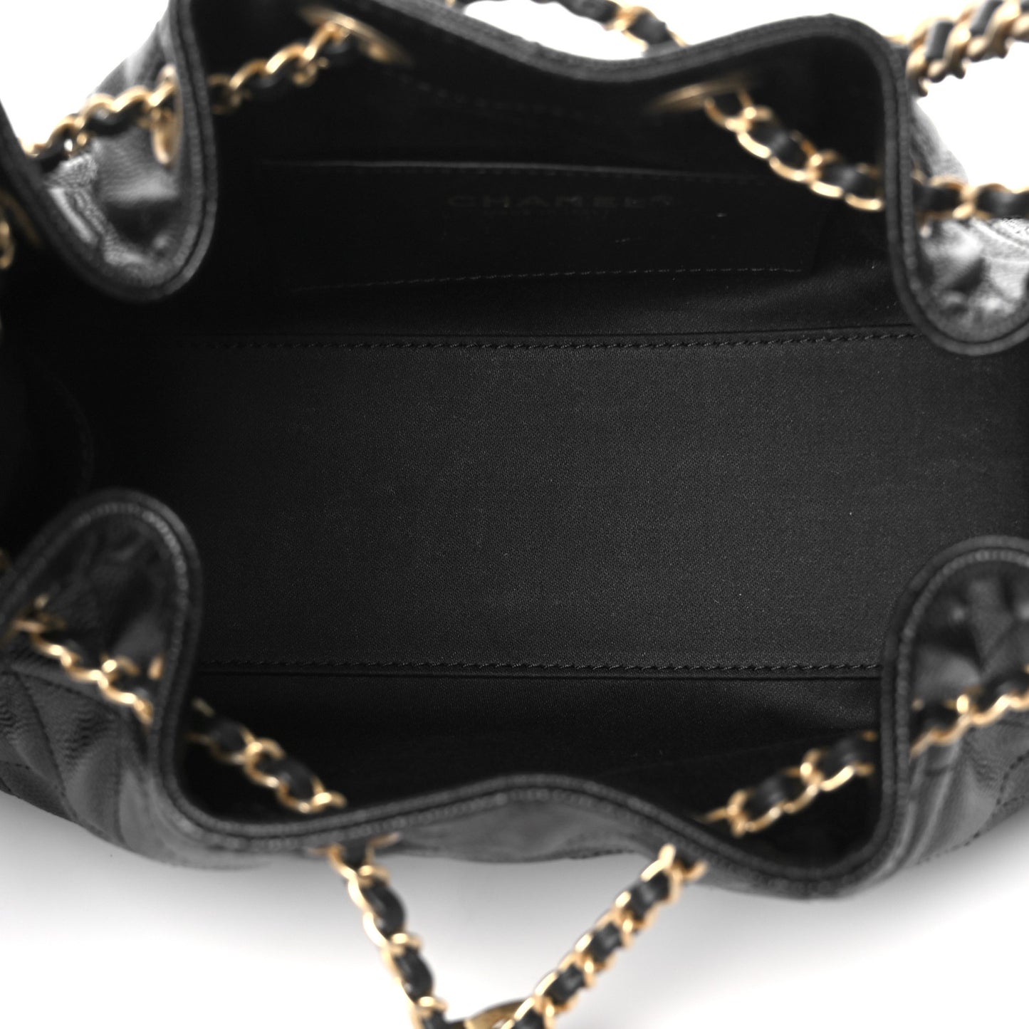 Caviar Quilted Mini Chanel 25 Handbag Black