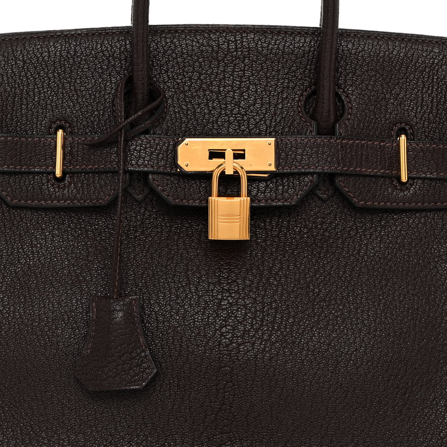 Hermes Chevre De Coromandel HAC Birkin 28 Chocolate 8 of 13
