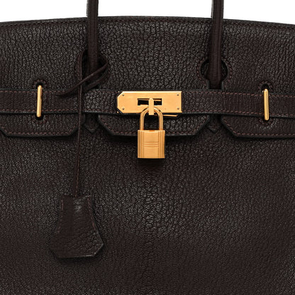 Hermes Chevre De Coromandel HAC Birkin 28 Chocolate 8 of 13