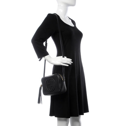 Gucci Pebbled Calfskin Small Soho Disco Bag Black 2 of 7