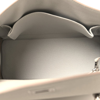 Hermes Togo Kelly Retourne 25 Gris Perle 5 of 10