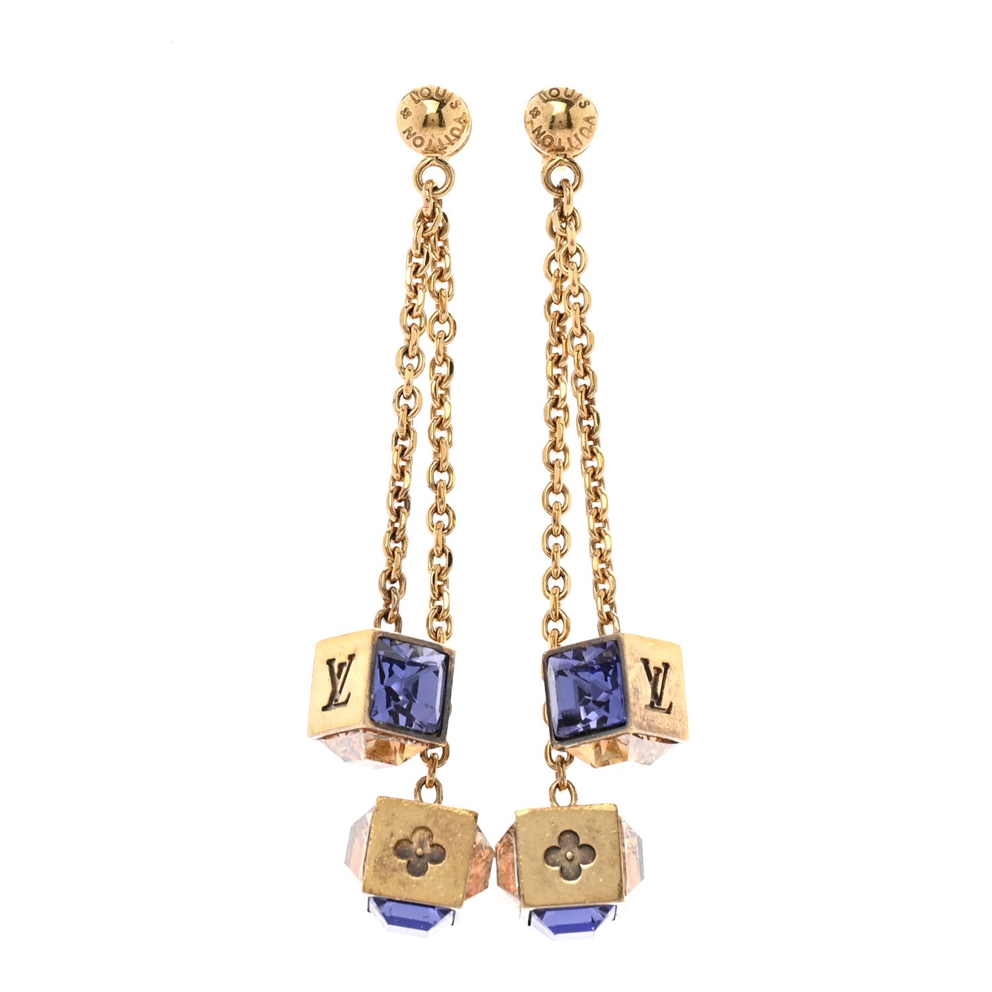 Swarovski Gamble Earrings Azur Gold