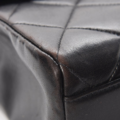 Chanel Lambskin Quilted Shoulder Bag Black 10 of 15