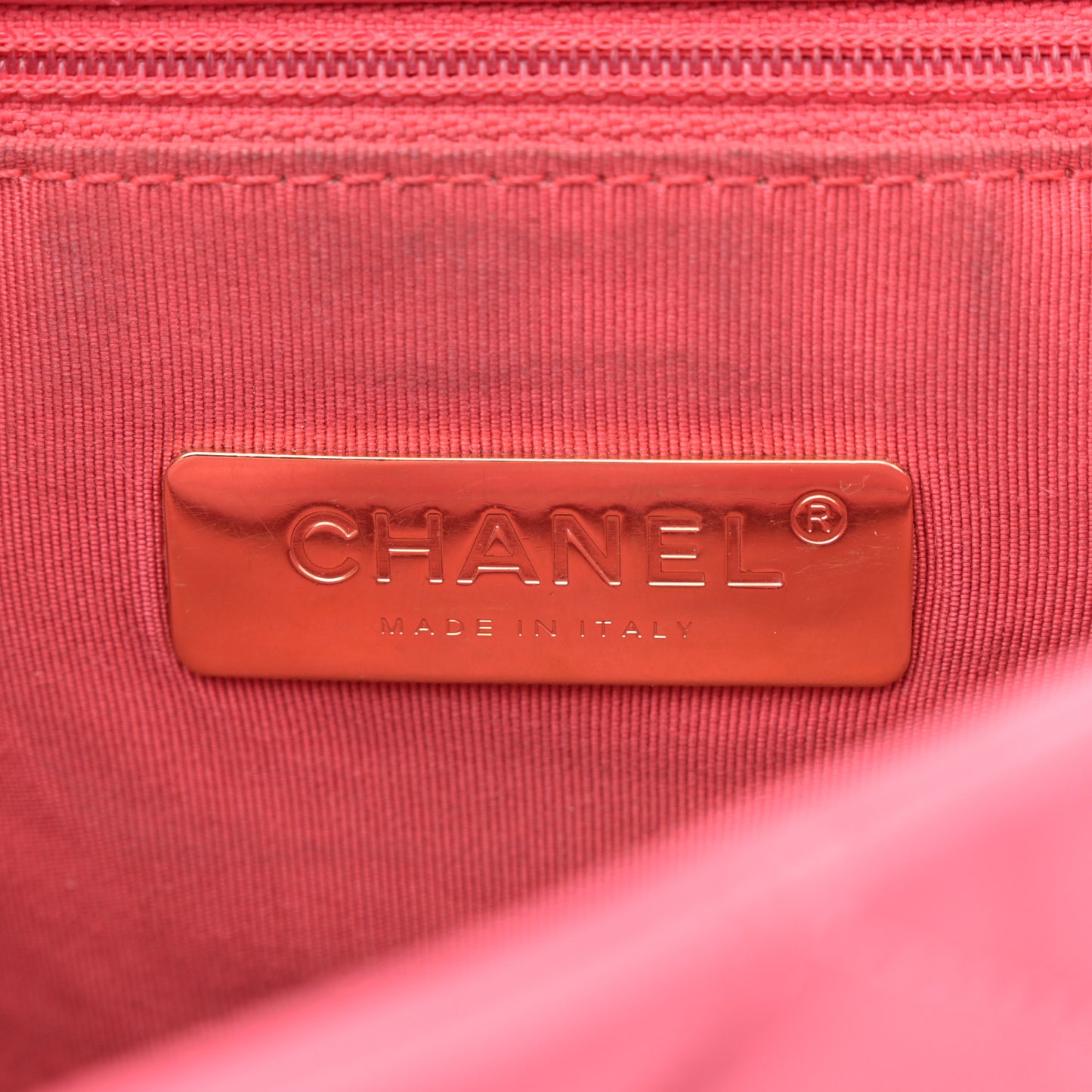Lambskin Quilted Large Chanel 19 Flap Dark Pink