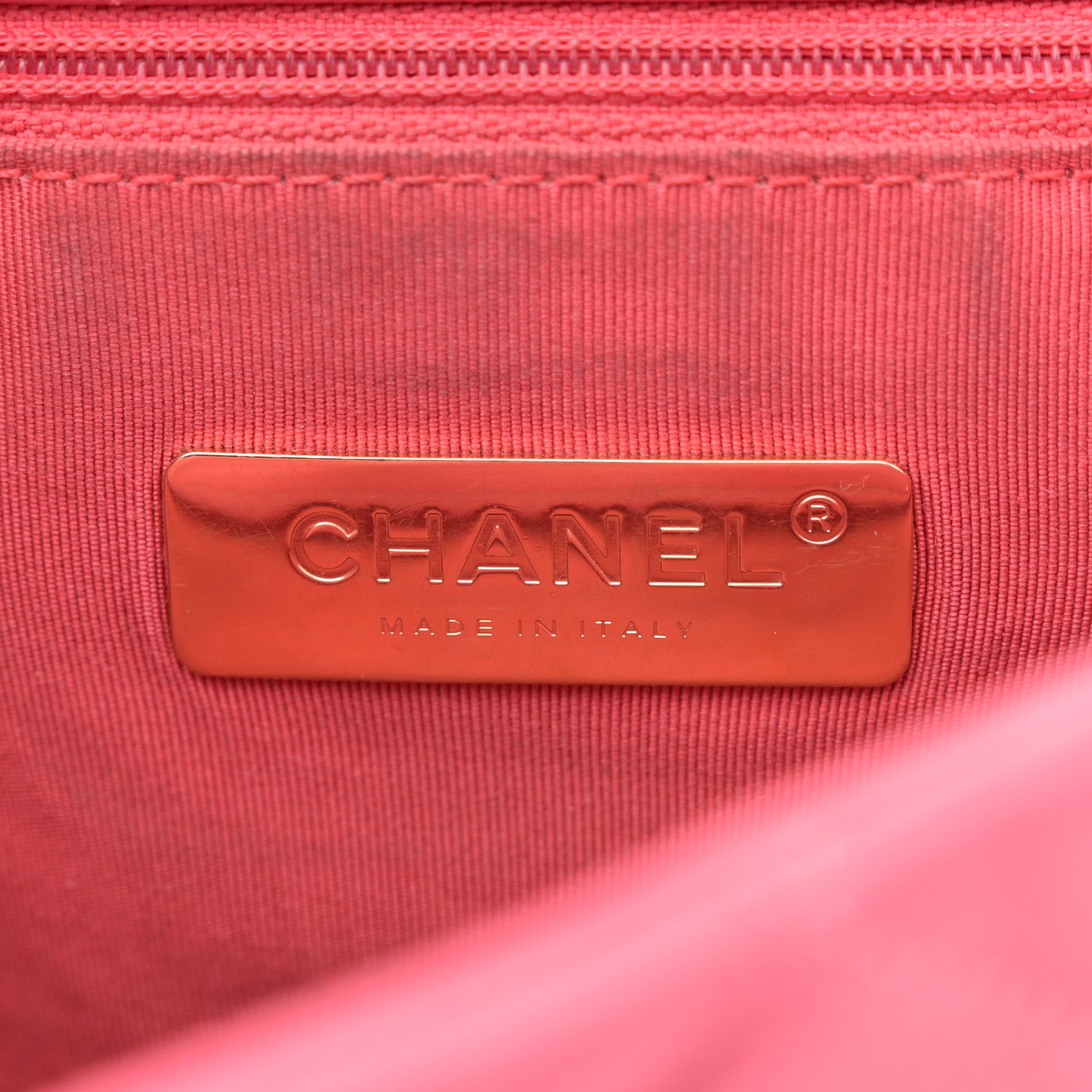 Chanel Lambskin Quilted Large Chanel 19 Flap Dark Pink 6 of 19