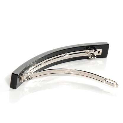 Chanel Resin Lipstick Barrette Black 3 of 5