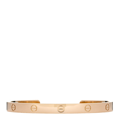 Cartier 18K Yellow Gold LOVE Cuff Bracelet 21 1 of 3