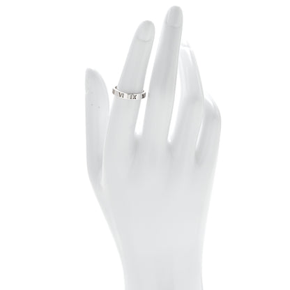 Tiffany Sterling Silver Narrow Atlas Pierced Ring 51 5.75 2 of 5
