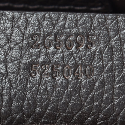 Gucci Denim Dollar Calfskin GG Monogram Medium Joy Tote Brown 7 of 13