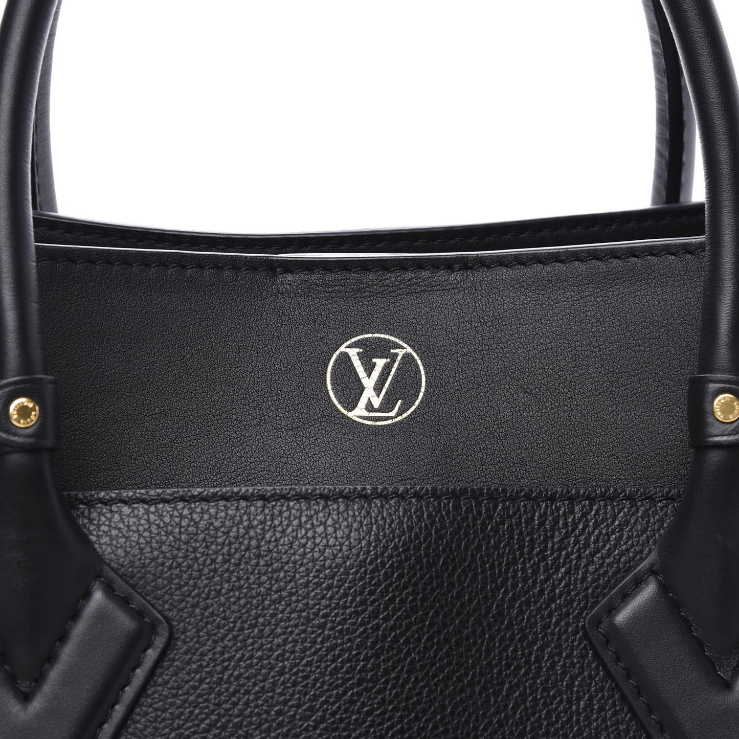 Calfskin Monogram Tufting On My Side Black