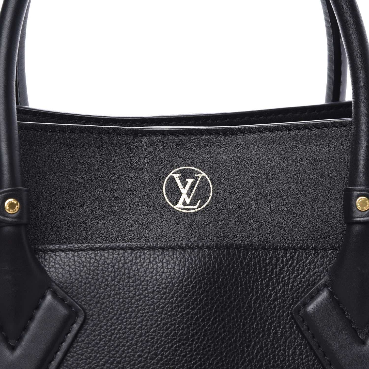 Louis Vuitton Calfskin Monogram Tufting On My Side Black 8 of 19